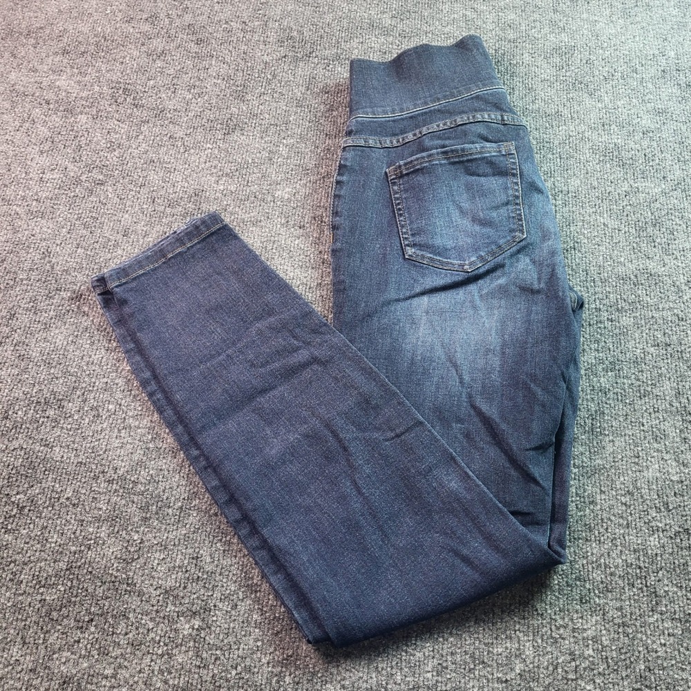 NY & Company Ultra High Waist Super Skinny Jeans‎ Women's Size 4 Dark Wash Denim